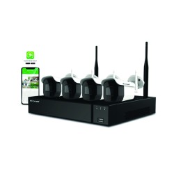 KIT WI-FI NVR + 4 IPC 2MP....