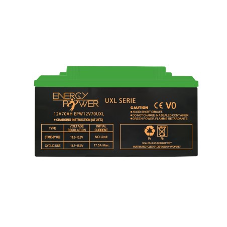 BATTERIE ENERGY POWER UXL LONGUE LIFE 12V 70AH EN BAC V0