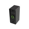 Bouton poussoir noir INOX 19 mm vert/blanc NO+NC + PBHI1-N + PBP19_4-N