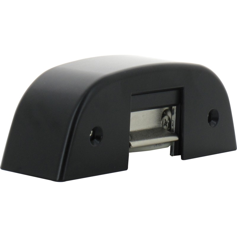 Gâche elect.impulsion 24v noire p/antipanique