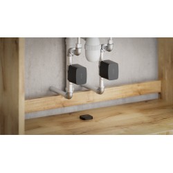 VANNE D'ARRET D'EAU RADIO(TAILLE VANNE 1/2'') NOIRE