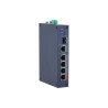 SWITCH INDUSTRIEL POE 4 PORTS + 1 PORT GIGABIT + 1 PORT SFP BUDGET 60W