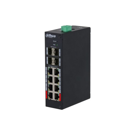SWITCH INDUSTRIEL ADMINISTRABLE POE 8XRJ45 10/100 4XSFP 10/100/1000 UPLINK 96W