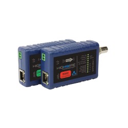 EMETTEUR VIDEO IP ET POE 25W SUR COAX (300 A 500M)