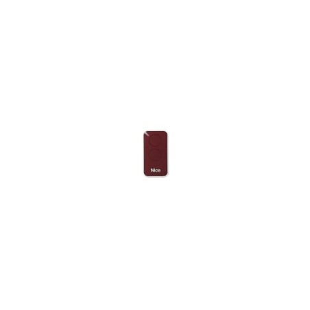 EMETTEUR 2 CANAUX. 433.92 MHZ. COULEUR ROUGE