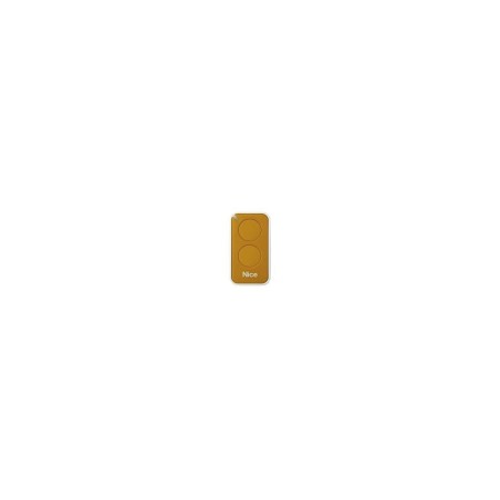 EMETTEUR 2 CANAUX. 433.92 MHZ. COULEUR JAUNE