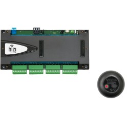 Kit HIZIKCV4P : centrale 4 portes Vigik+ avec un lecteur T25PLUS intégré.