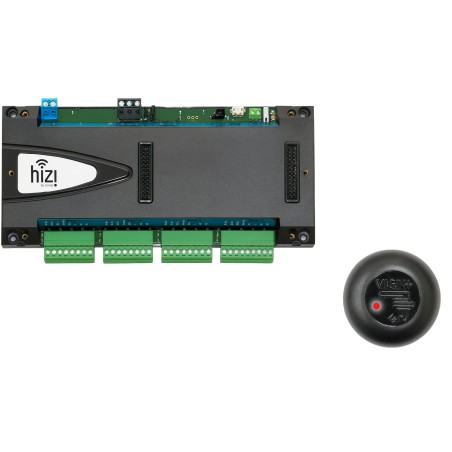 Kit HIZIKCV4P : centrale 4 portes Vigik+ avec un lecteur T25PLUS intégré.