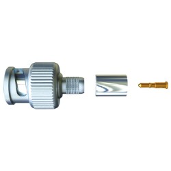 FICHE BNC MALE A SERTIR POUR CABLE KX6/7.25 *REF DMSE75S*