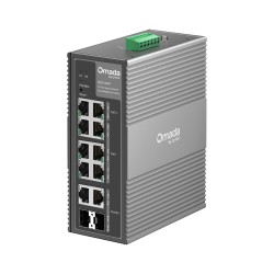 Switch indus.Omada 8 ports giga PoE (2× PoE++, 6× PoE+) 240W + 2Combo sans alim