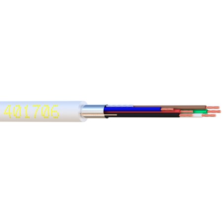 CABLE ALARME SOUPLE LSZH 06x0.22 B2CA - Boite de 100M