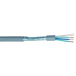 Câble SYT 2P AWG20 - 8/10 GRIS CPR Cca en 100M