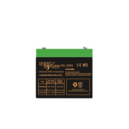 BATTERIE ENERGY POWER UXL LONGUE LIFE 12V 55AH EN BAC V0