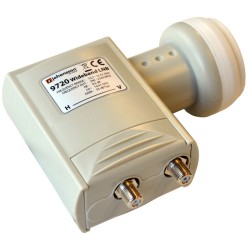 LNB large bande - 2 sorties verticales et hirizontales 290à2340MHz