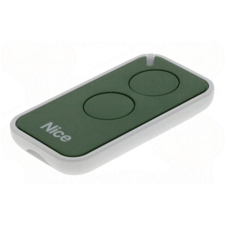 EMETTEUR 2 CANAUX. 433.92 MHZ. COULEUR VERT