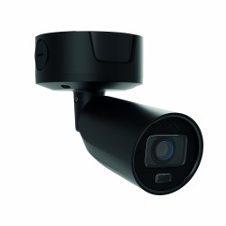 Superior caméra Ext Bullet PoE 8Mp HLVF 2,8-12mm P-Iris, WDR, Mic, HP, IA, noir