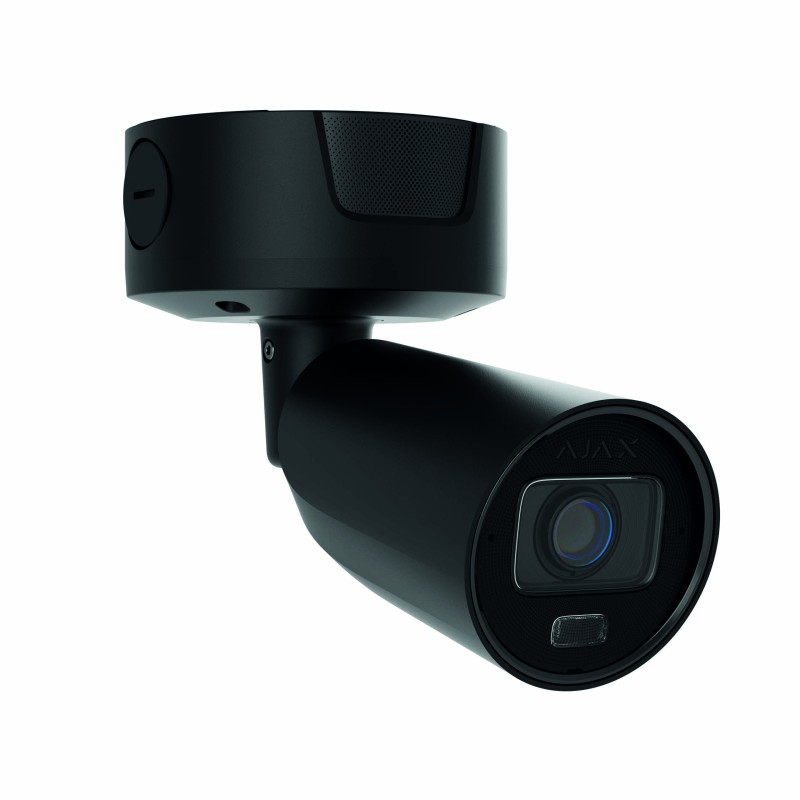 Superior caméra Ext Bullet PoE 8Mp HLVF 2,8-12mm P-Iris, WDR, Mic, HP, IA, noir