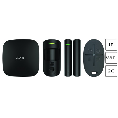 KIT HUB2 RADIO NOIR : 2XGSM/2G/IP + IRP CAM + DO + TELECO