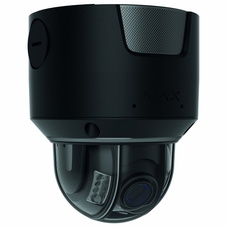 Superior caméra Ext Dome PoE 8Mp HLVF 2,8-12mm P-Iris, WDR, Mic, HP, IA, noir