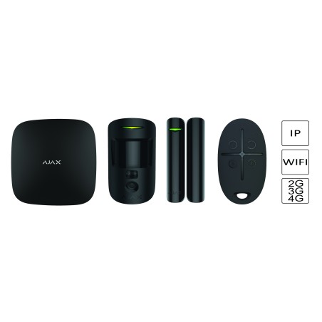 KIT HUB2PLUS RADIO NOIR : 3G/4G/IP/WIFI +IRPCAM +DO +TELECO