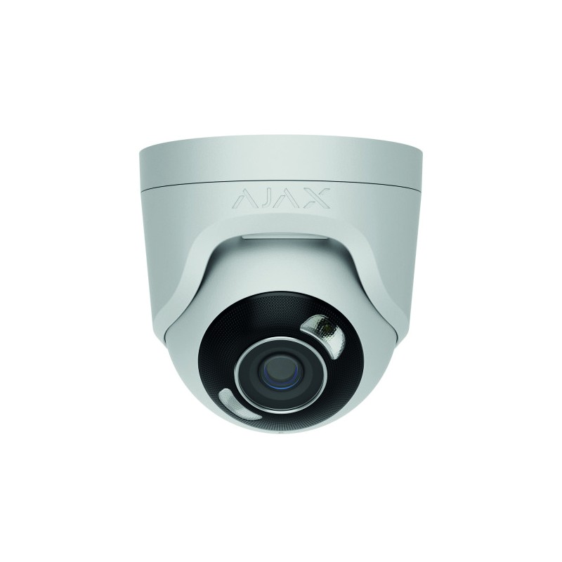 Camera turret IP, 5Mp, Obj: 2,8mm, Led IR + Led Blanche 50m, Blanche