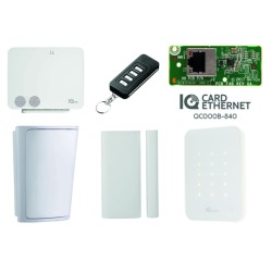Starter kit 1 IQNS, 1 Clavier Tag, 1 DO, 1PIR Pet, 1 Téléco 4bts, 1 carte IP