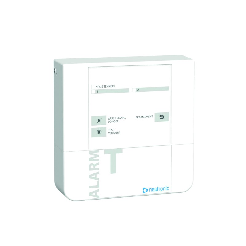 BOITIER ALARMES TECHNIQUES 2 ZONES + RELAIS