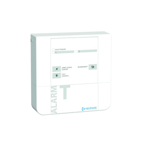BOITIER ALARMES TECHNIQUES 2 ZONES + RELAIS