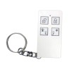 TELECOMMANDE 4 BOUTONS BLANCHE