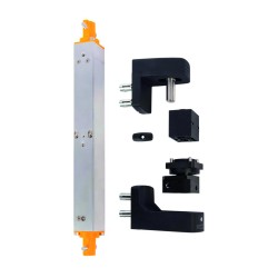 Ferme-portail hydraulique, intégré et réversible