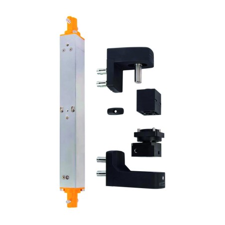 Ferme-portail hydraulique, intégré et réversible