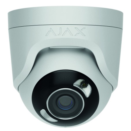 Camera turret IP, 5Mp, Obj: 4mm, Led IR + Led Blanche 50m, Blanche