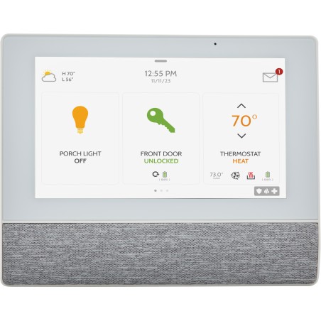 QOLSYS : Clavier IQ tactile radio PowerG avec alimentation 220V