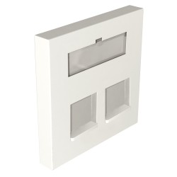 PLASTRON 45x45 2 PORTS