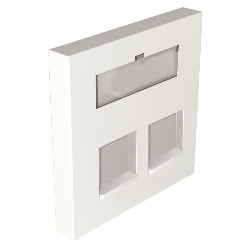 PLASTRON 45x45 2 PORTS