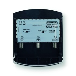 Coupleur adjanction C42 - 2 entrées VHF UHF / C42 - Boitier étanche