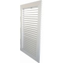 GRILLE GPV20 ALU ANODISE FIXATION PAR VIS DIM 400 X 630