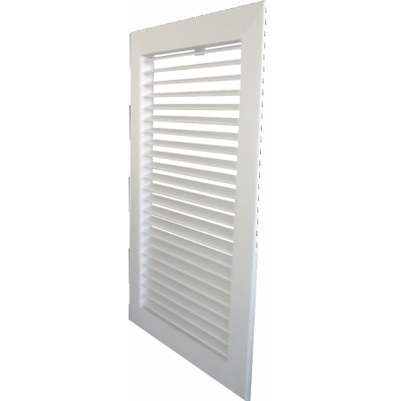 GRILLE GPV20 ALU ANODISE FIXATION PAR VIS DIM 400 X 630