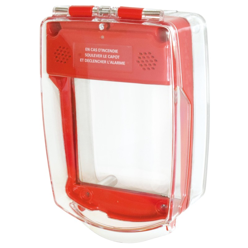 COQUE DE PROTECTION DM INCENDIE ROUGE SAILLIE + SIRENE