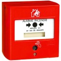 DECLENCHEUR MANUEL ADRESSABLE ROUGE IP 40 / IK 07