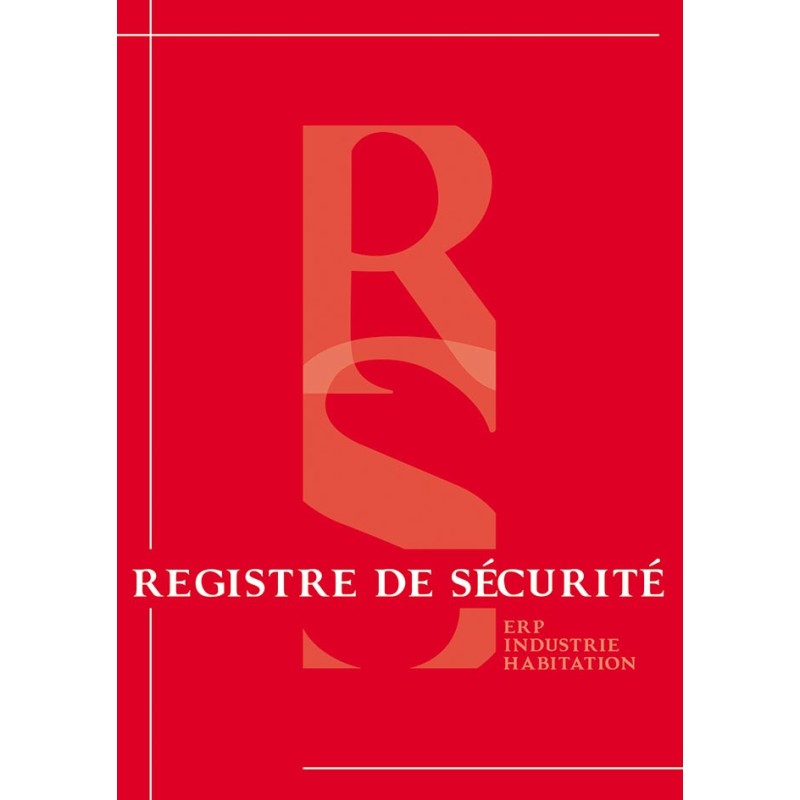 REGISTRE DE SECURITE INCENDIE FORMAT A4