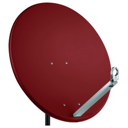 PARABOLE ALU 80CM ROUGE