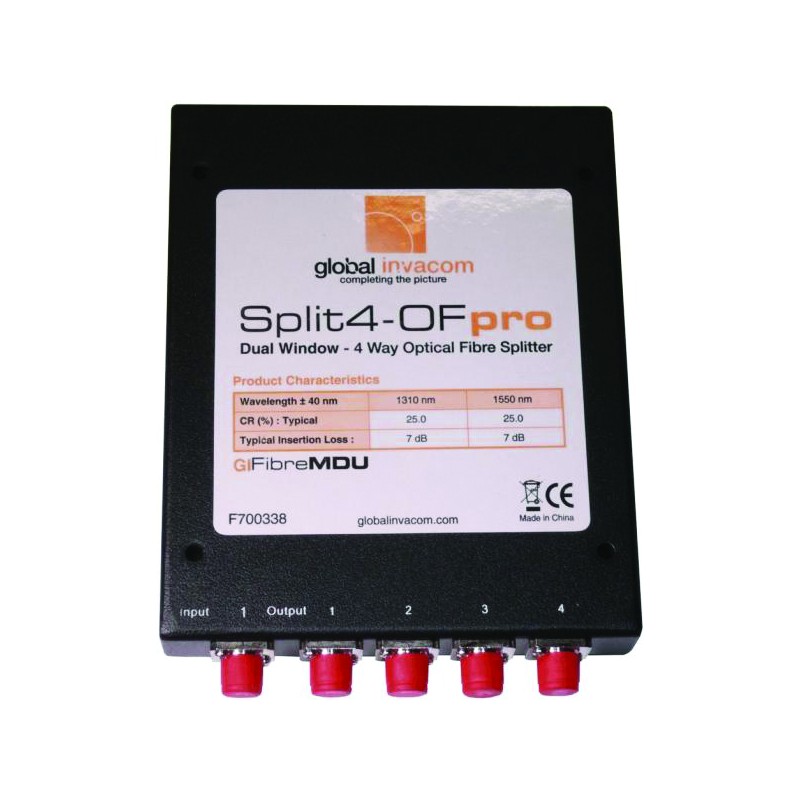 REPARTITEUR OPTIC 4 DIRECTIONS FC - ATT 6.8DB - 1310 -1550NM