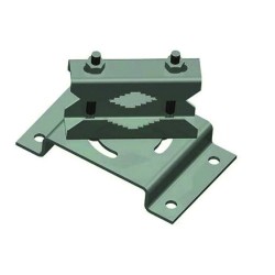 FIXATION ORIENTABLE DE 0 A 90° POUR POUTRE Ø25 A 90 ZINGUE