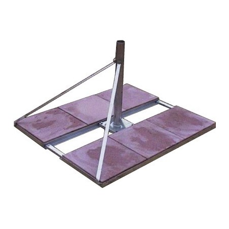 Roof palette 1270 x 1520mm – 6 dalles 500x500 (non livrées) Mat D60mm H 1M