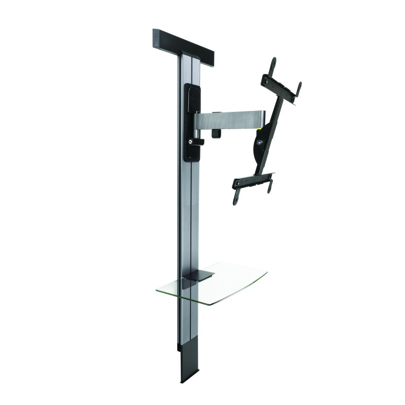 COLONNE SUPPORT ORIENTABLE TÉLÉ ET TABLETTE EN 1 EXOSTAND