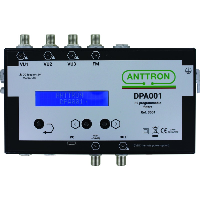 Amplificateur 50db programmable 32 canaux avec filtre 5G LTE - Le