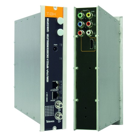 T.0X ENCODER SING. HDMI– COFDM/ QAM + ALIM 18V