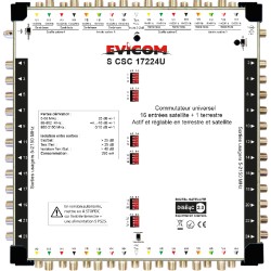 COMMUTATEUR UNIVERSEL 17 IN 24 OUT