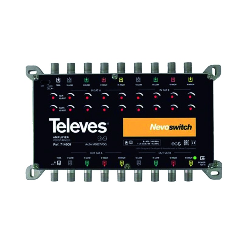 NEVOSWITCH AMPLIFICATEUR 9X9 G27DB NS 105DB